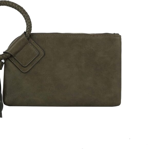 Womens Clutch Purse Wristlet Wallet Evening w/Hand Strap Casual Formal Vegan Lea - Picture 1 of 6